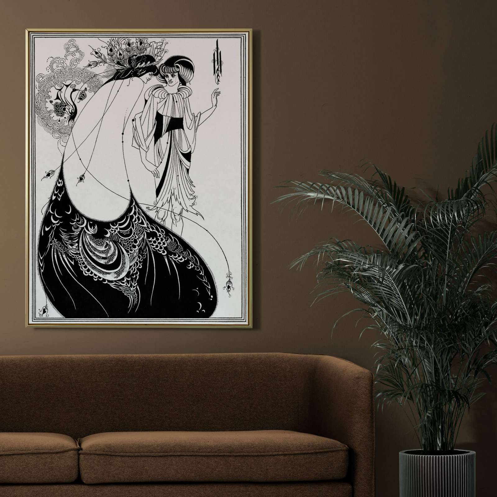 Plakatas „Povo sijonas“, Aubrey Vincent Beardsley (1893)