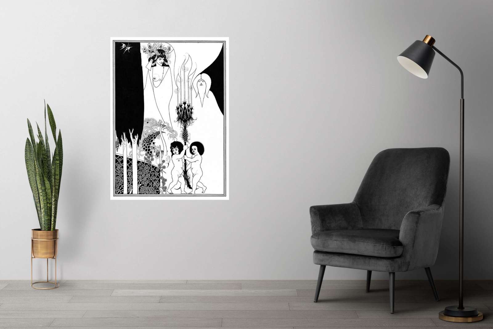 Plakatas „Herodo akys“, Aubrey Vincent Beardsley (1893)