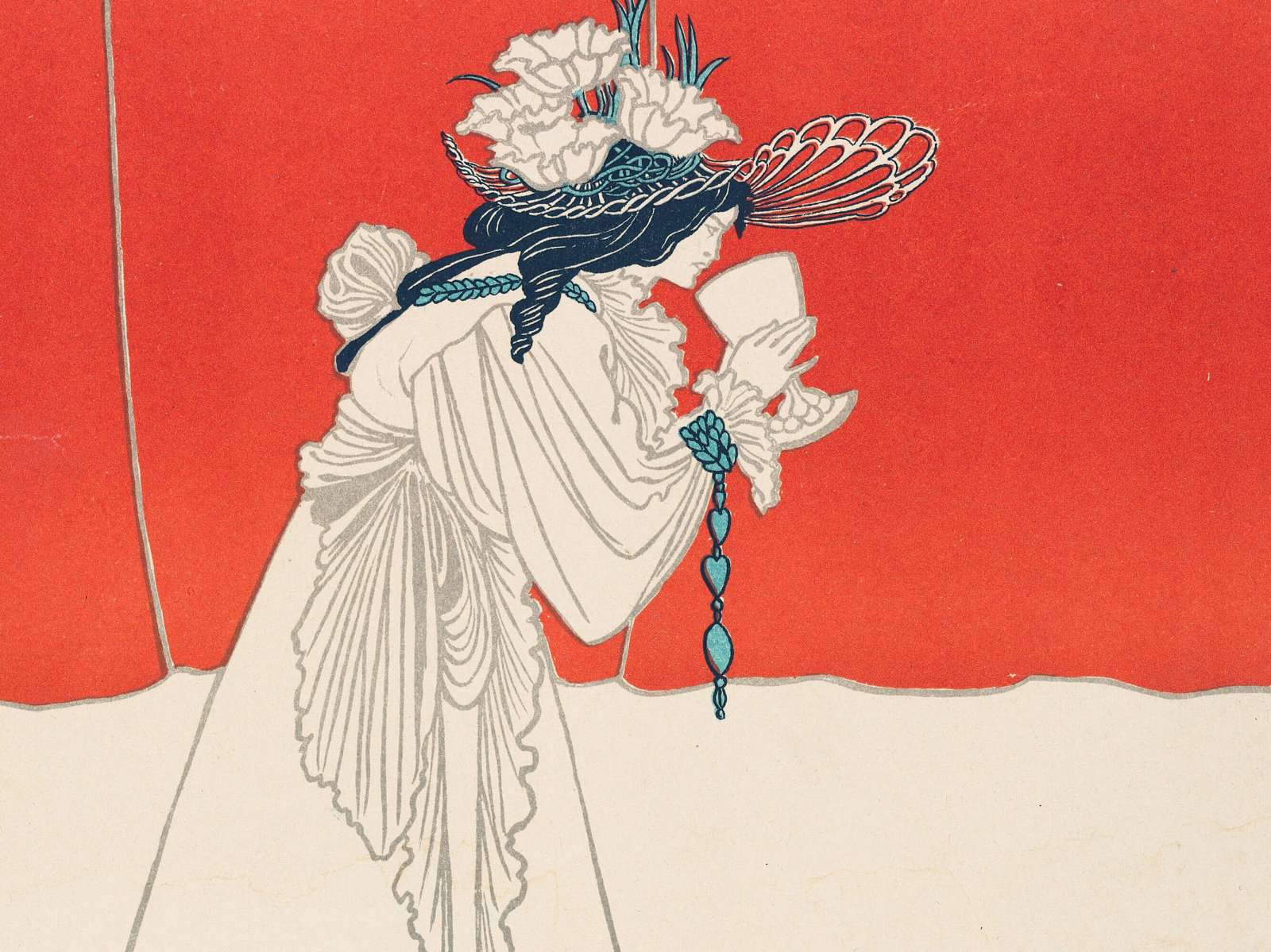 Plakatas „Izolda“, Aubrey Vincent Beardsley (1893)