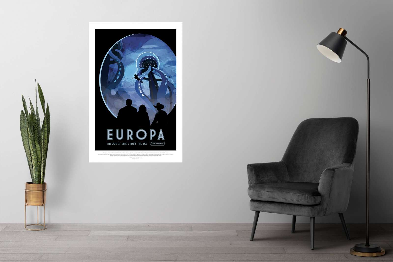 NASA Plakatas „Europa“