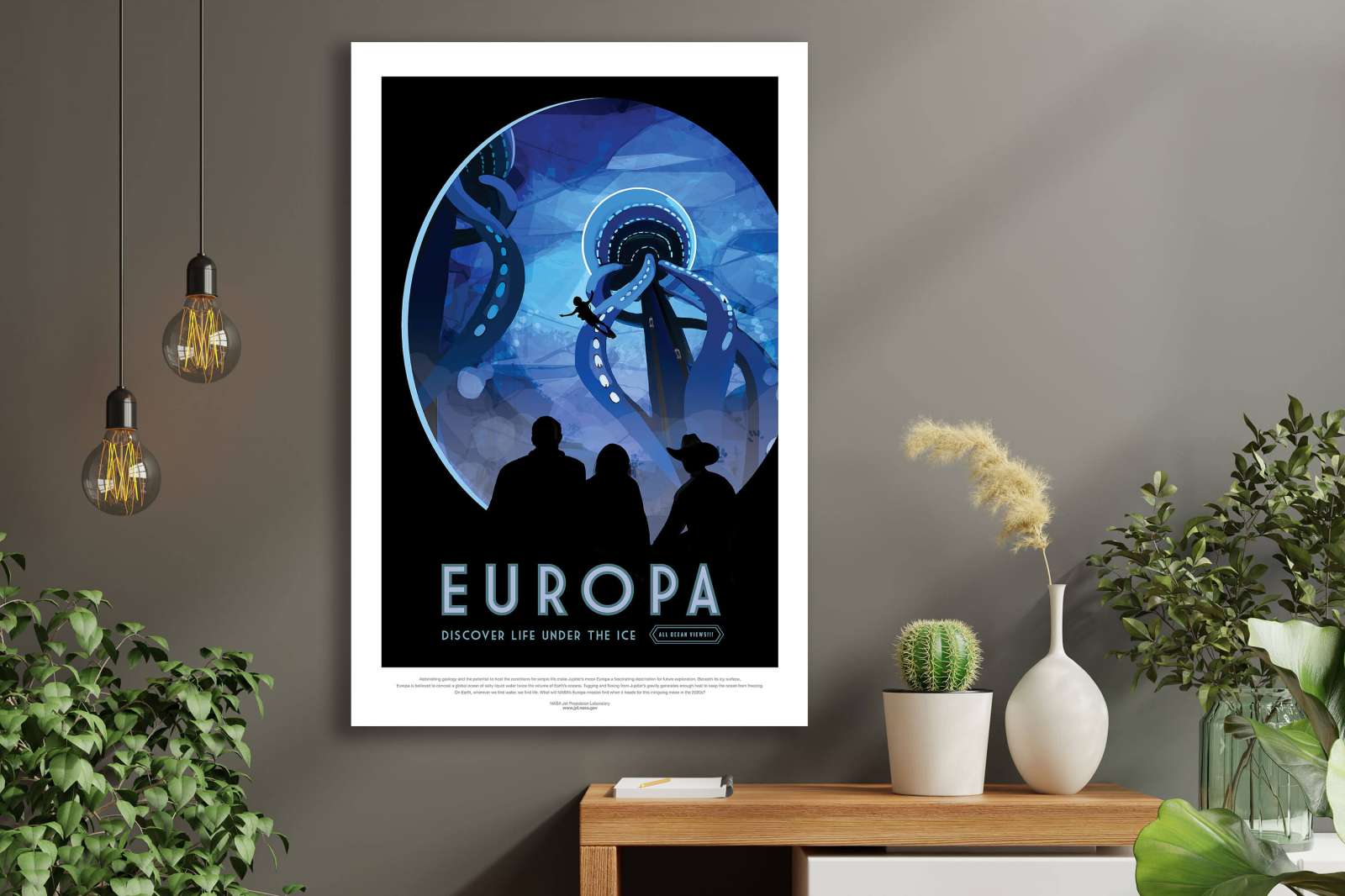 NASA Plakatas „Europa“