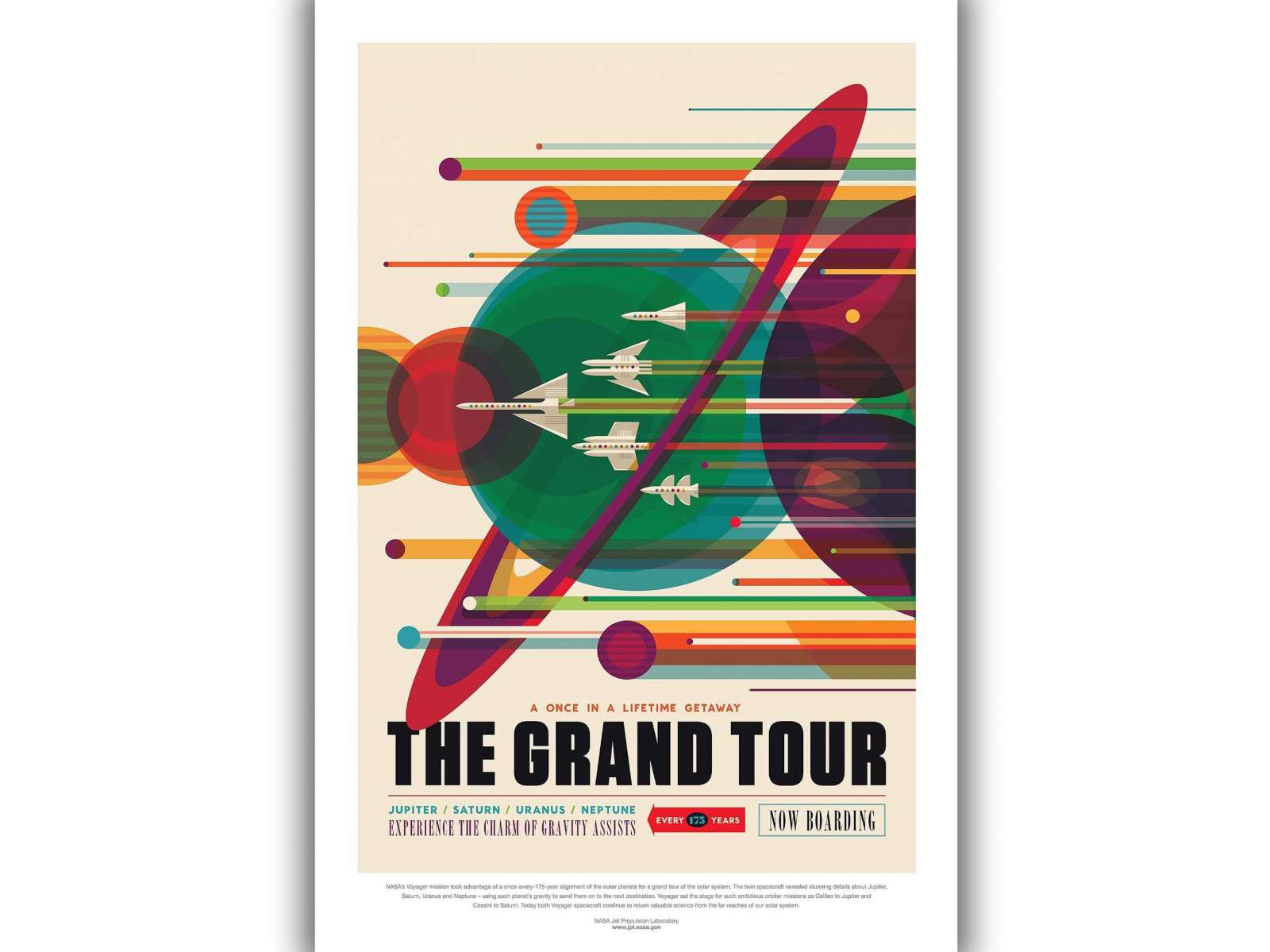 NASA Plakatas „Didysis turas“