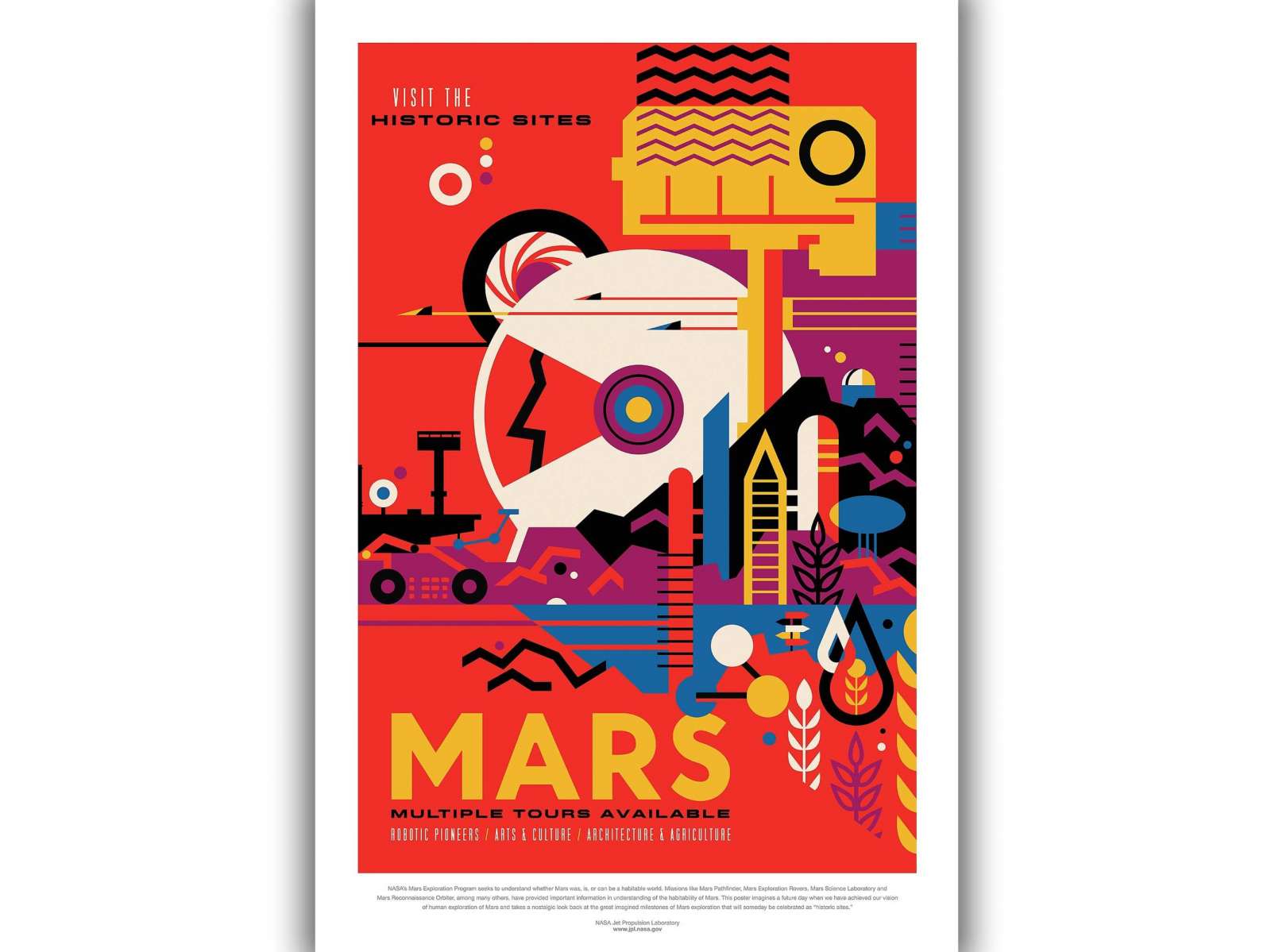 NASA Plakatas „Marsas“