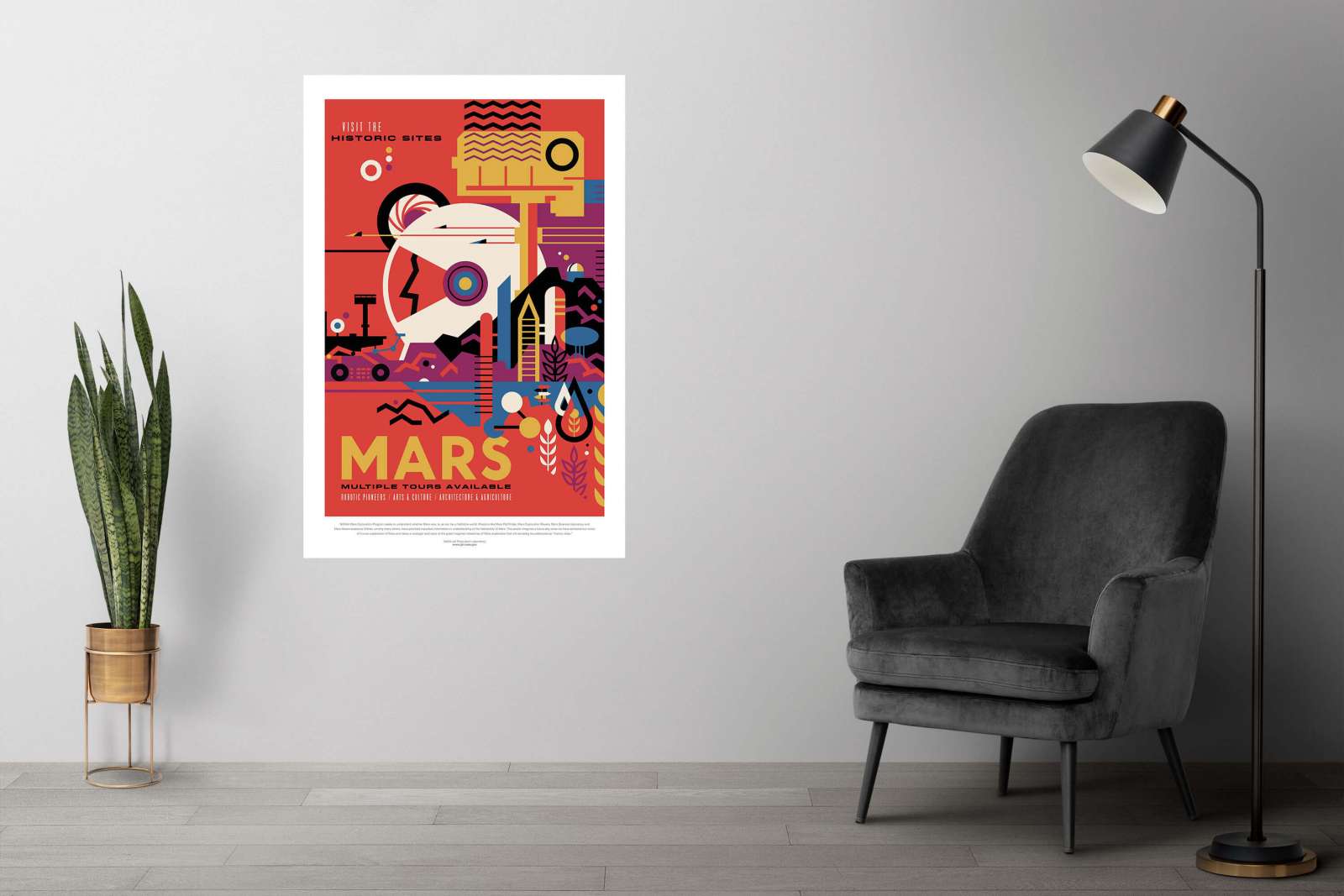 NASA Plakatas „Marsas“