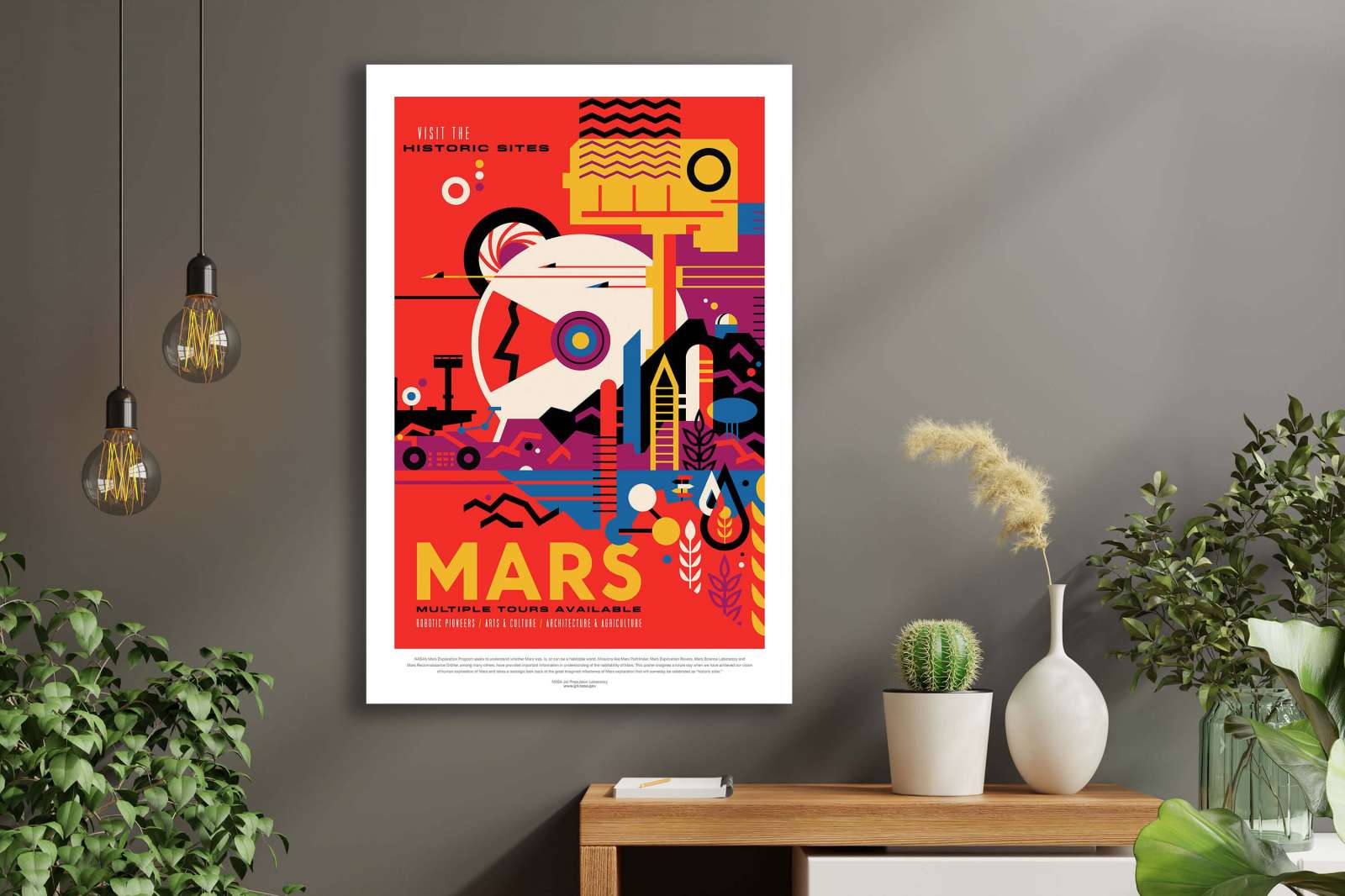 NASA Plakatas „Marsas“
