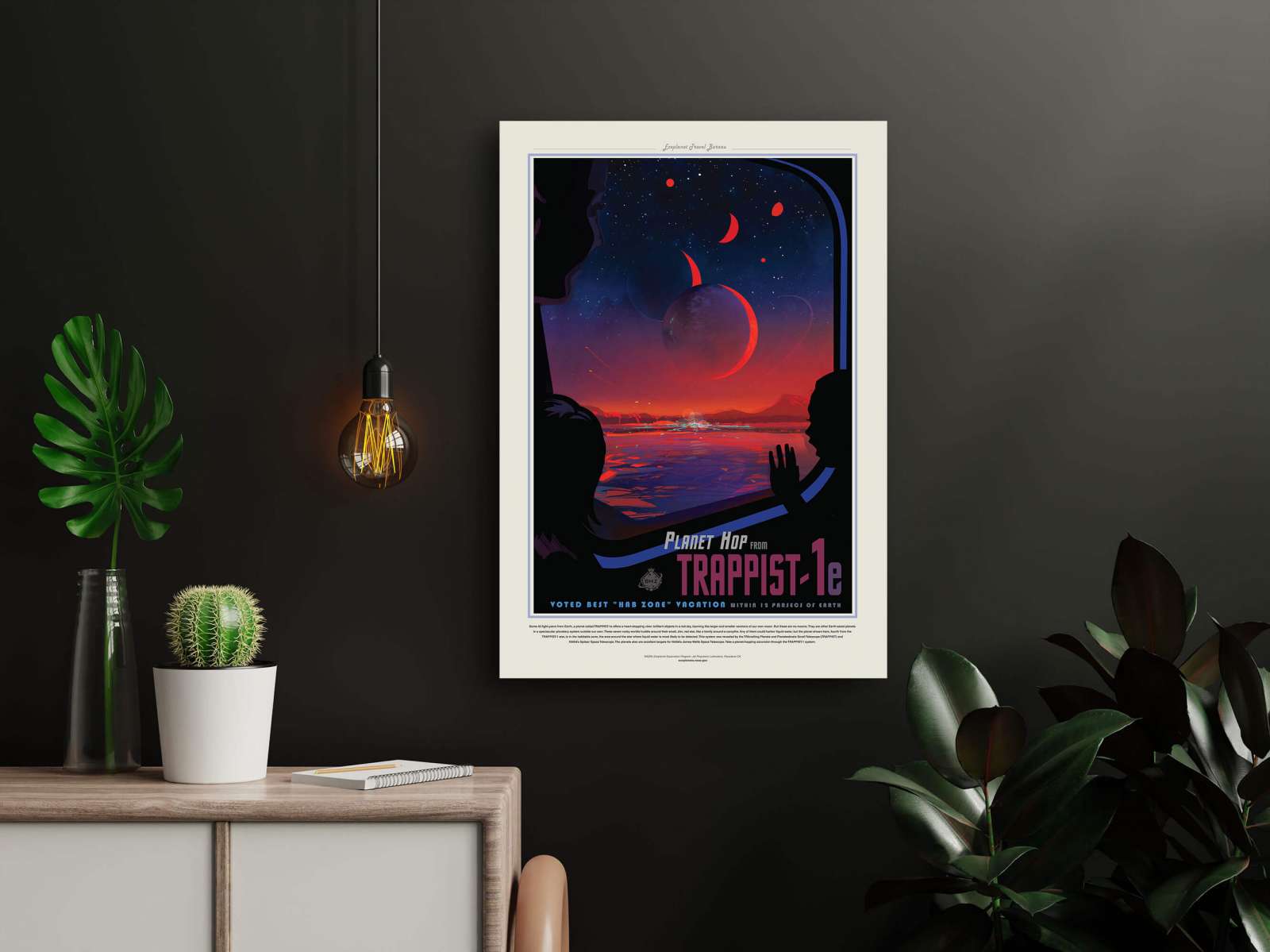 NASA Plakatas „Trappist 1e“