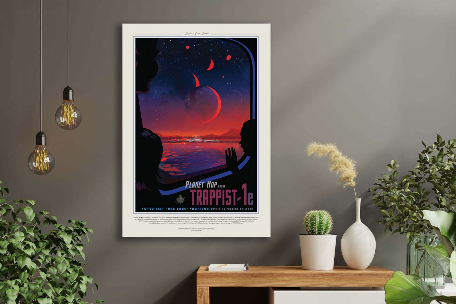 NASA Plakatas „Trappist 1e“