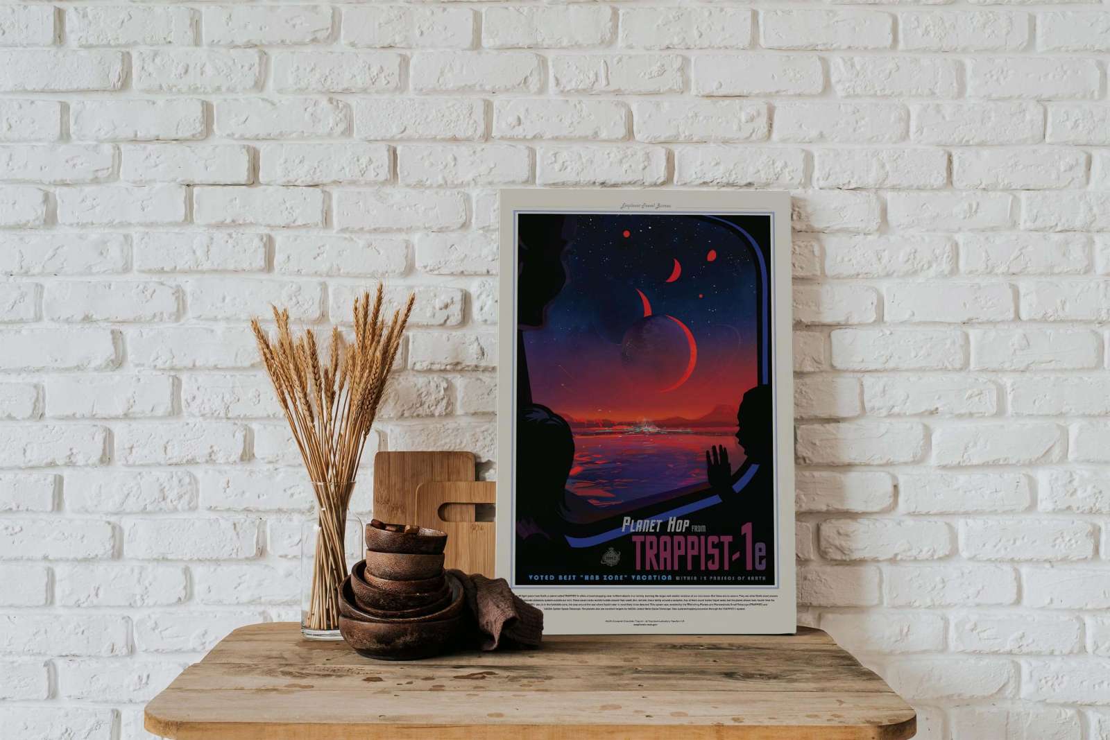 NASA Plakatas „Trappist 1e“
