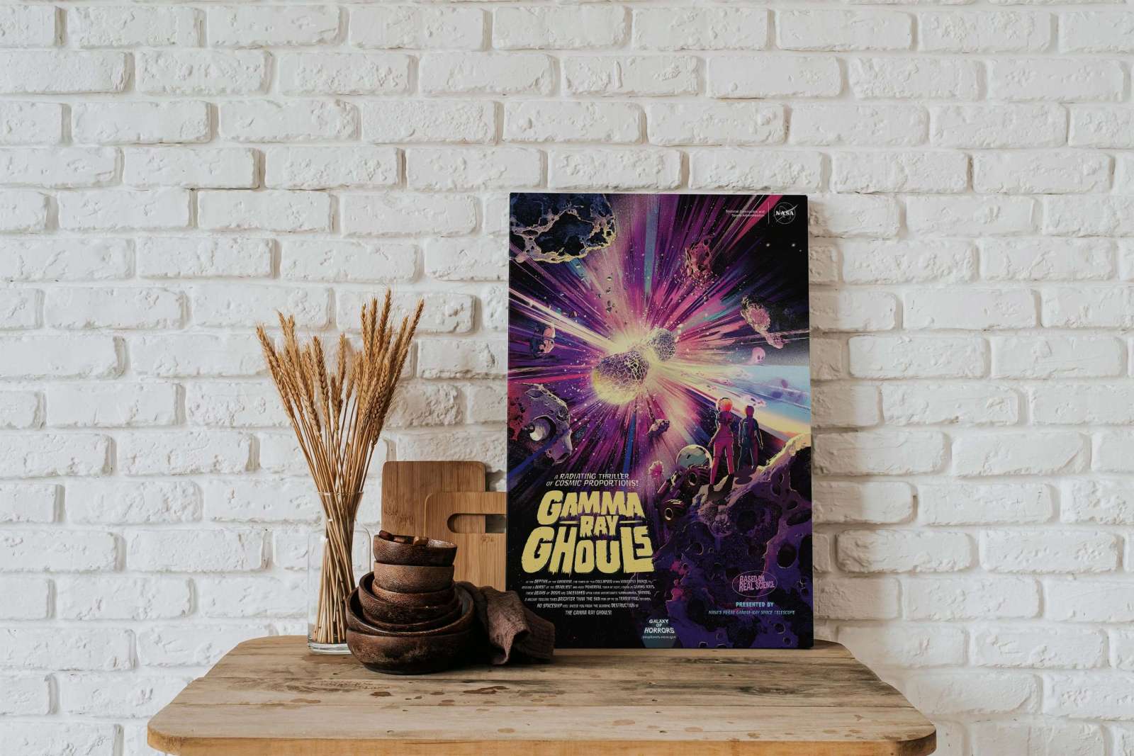 NASA Plakatas „Gamma Ray Ghouls“