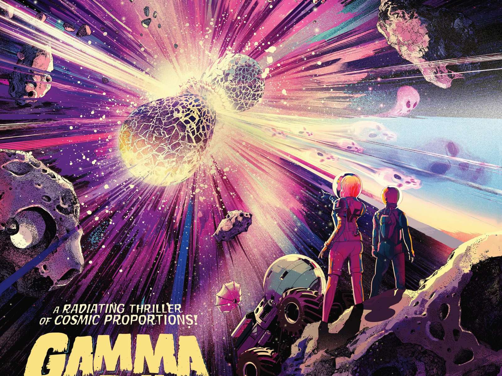 NASA Plakatas „Gamma Ray Ghouls“