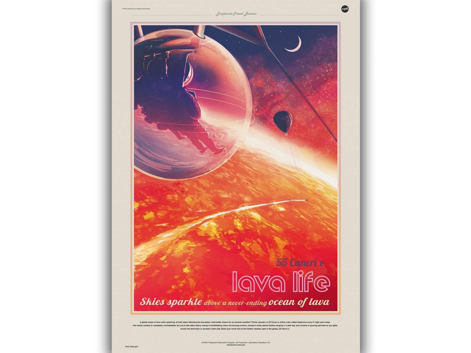 NASA Plakatas „55 Cancri e“