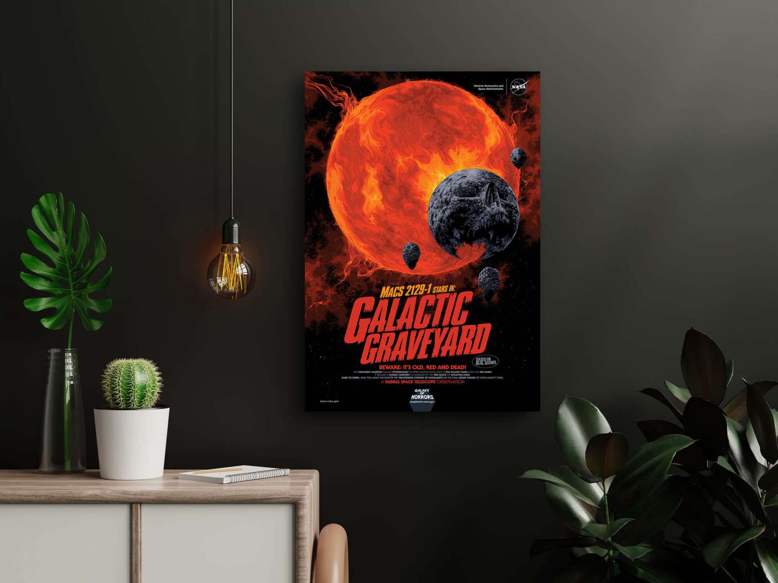 NASA Plakatas „Galaktikos kapinės“