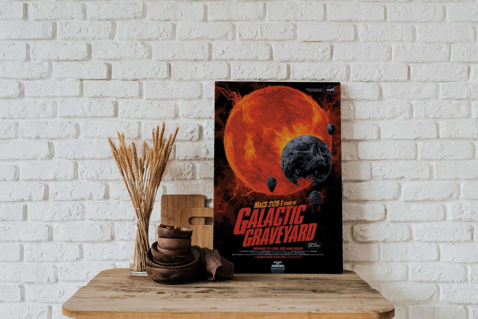 NASA Plakatas „Galaktikos kapinės“