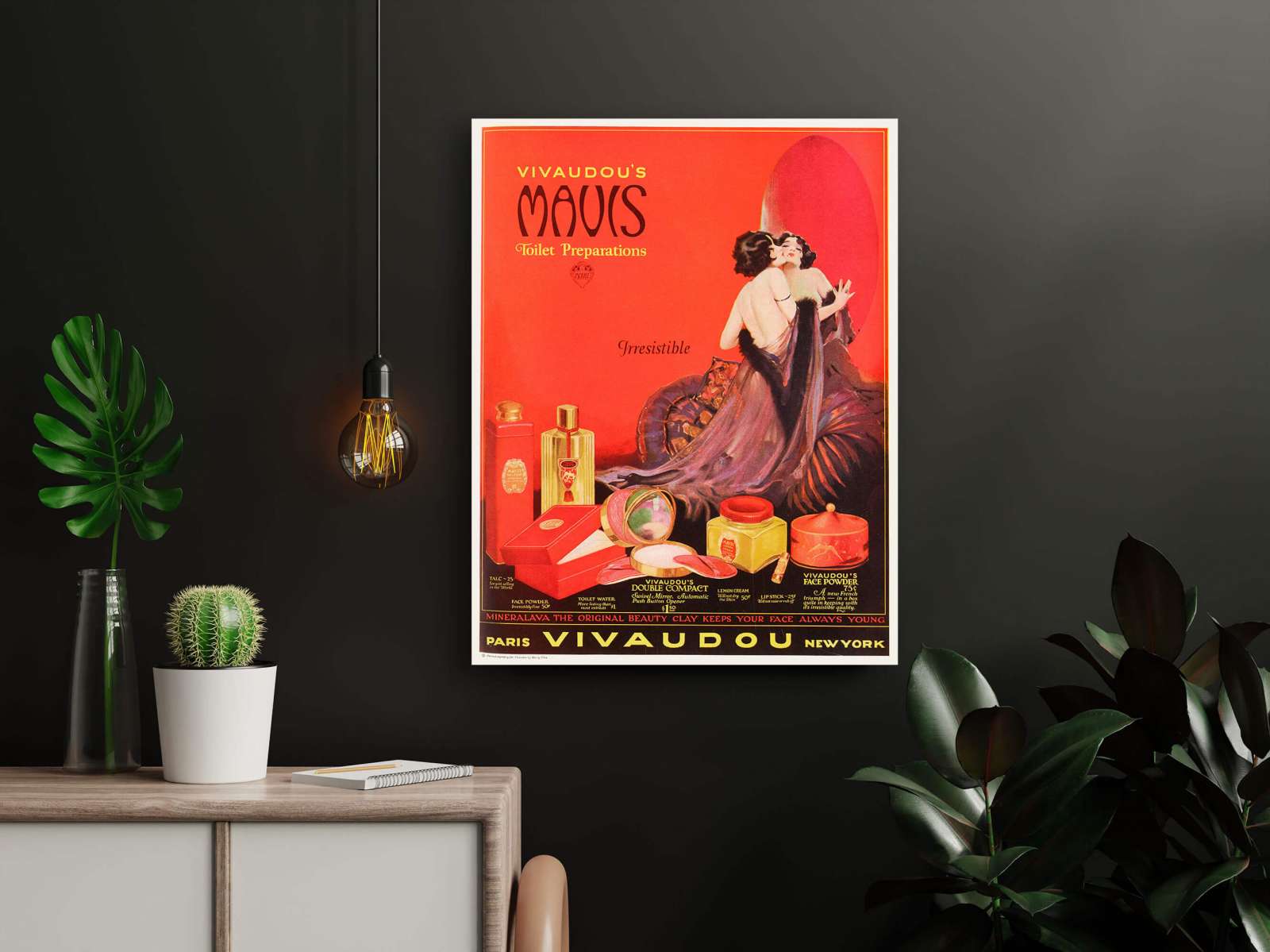 Retro reklaminis plakatas „Mavis“