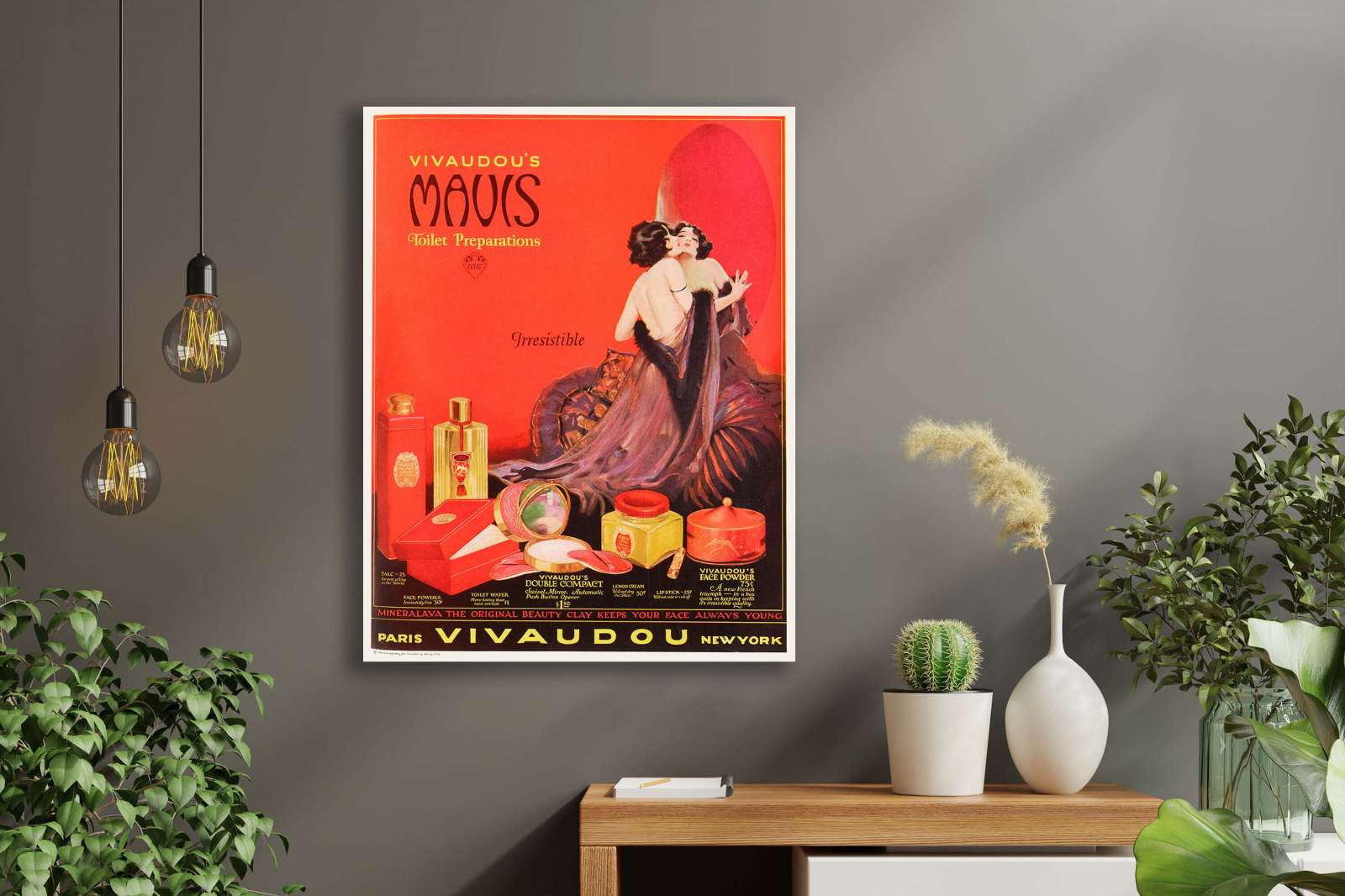 Retro reklaminis plakatas „Mavis“