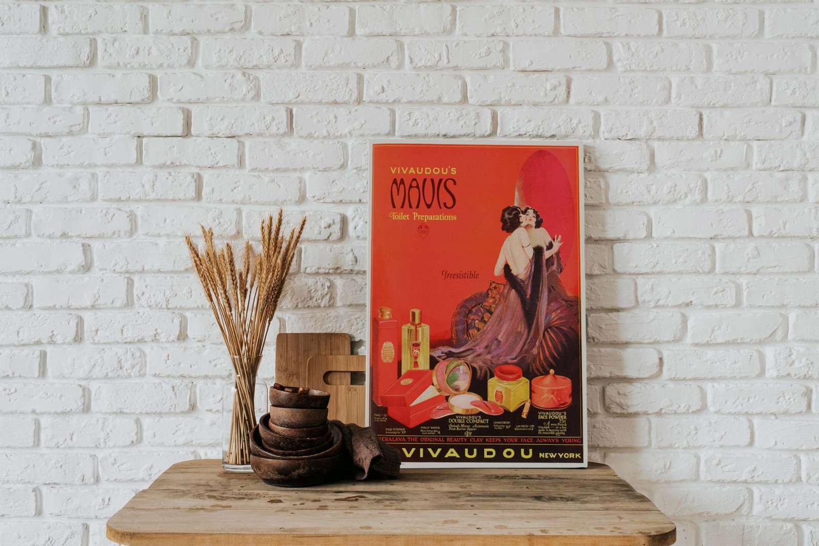 Retro reklaminis plakatas „Mavis“