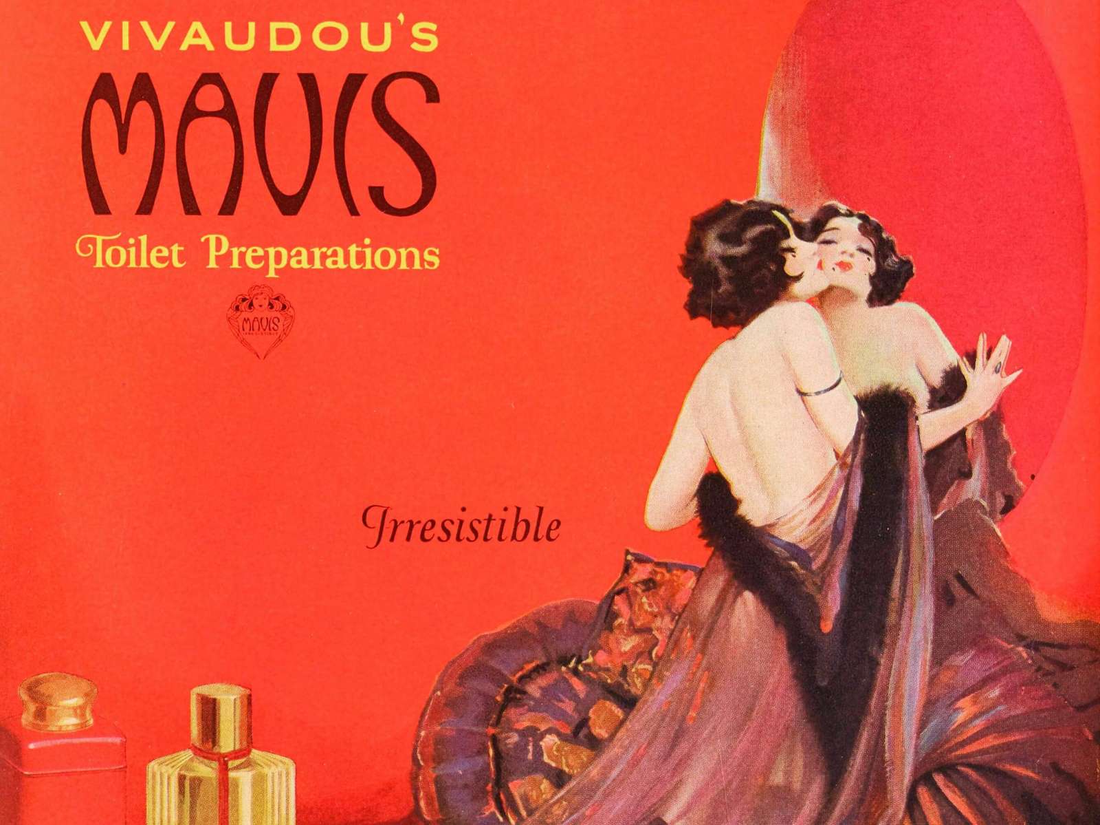 Retro reklaminis plakatas „Mavis“