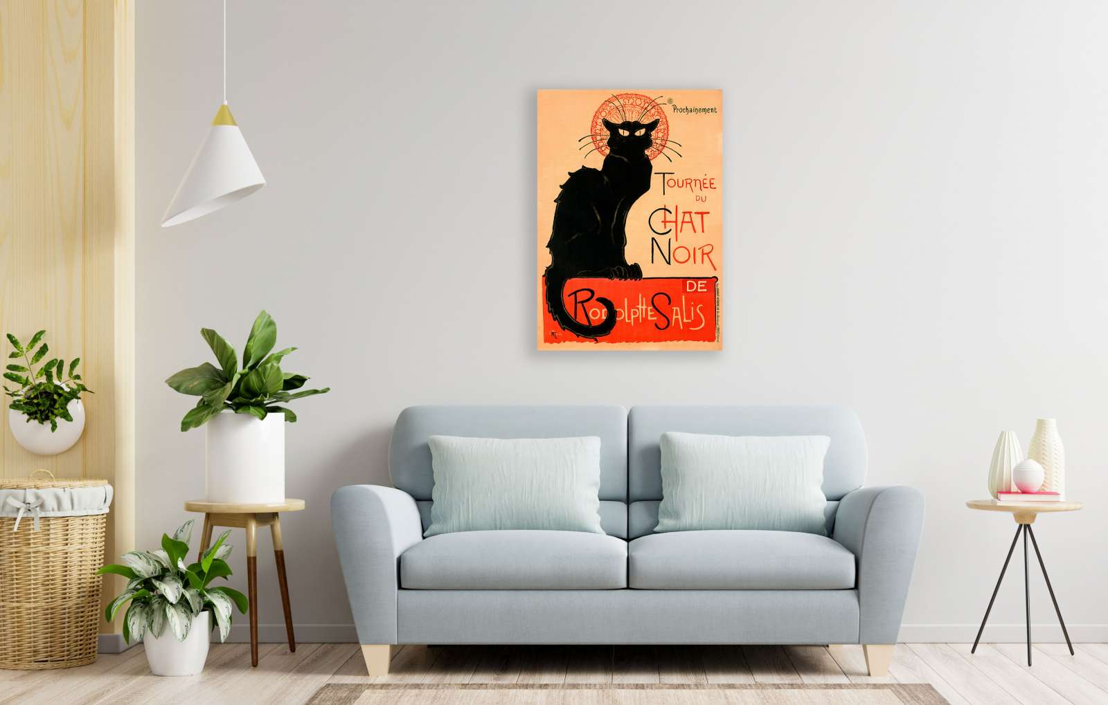 Retro reklaminis plakatas „Chat noir“