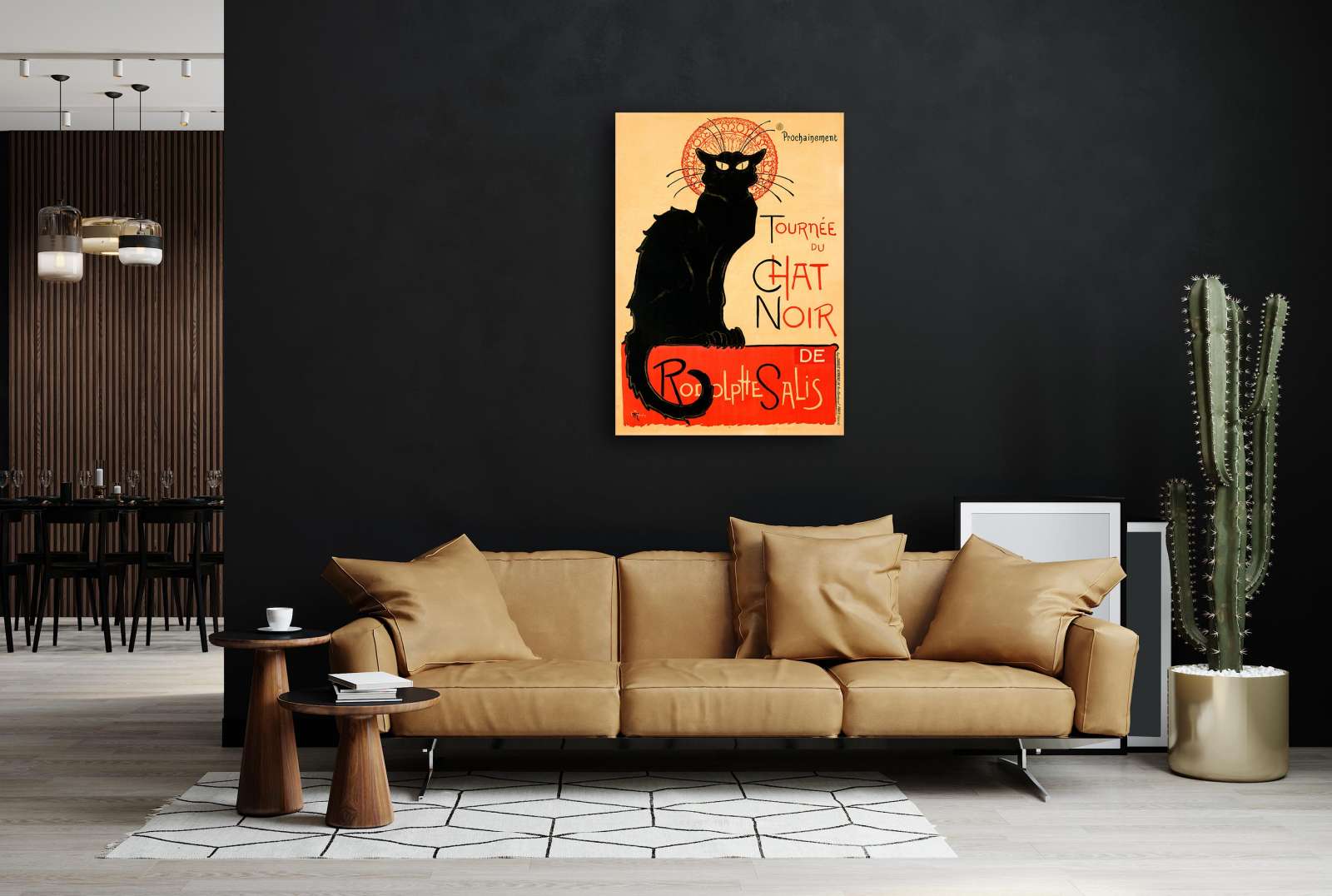 Retro reklaminis plakatas „Chat noir“