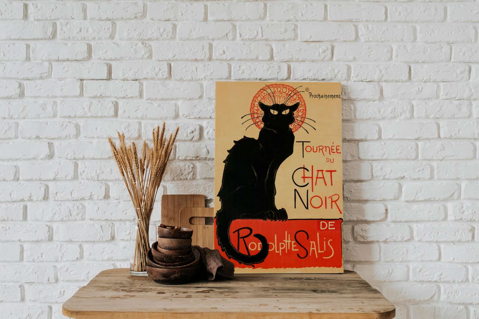 Retro reklaminis plakatas „Chat noir“