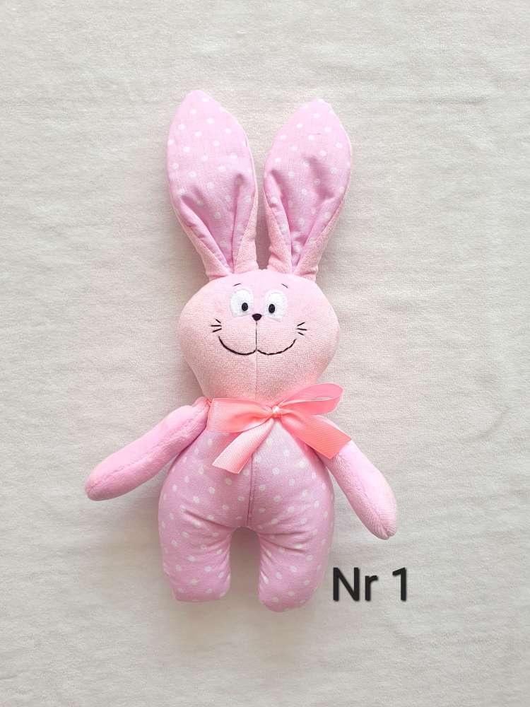 Rankų darbo zuikutis, ūgis 30  cm