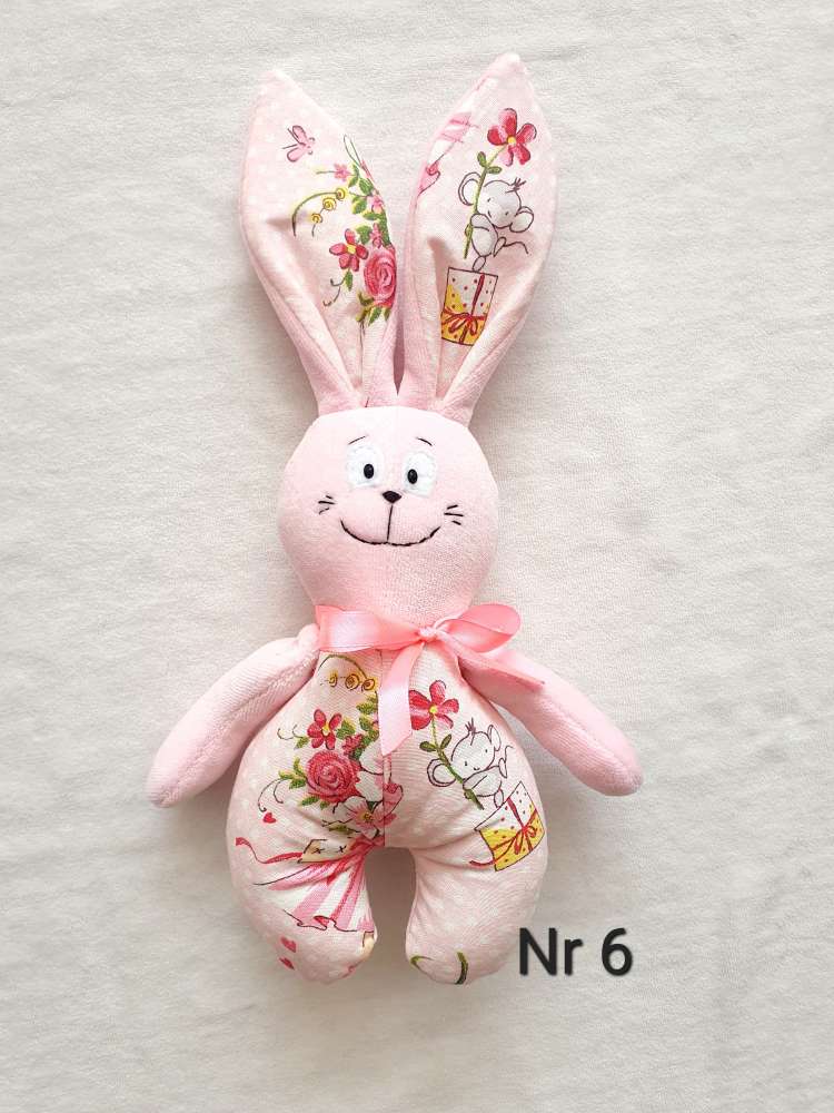 Rankų darbo zuikutis, ūgis 30  cm