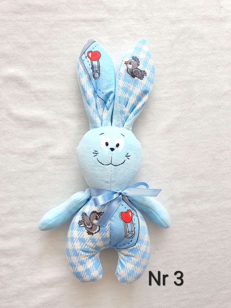 Rankų darbo zuikutis, ūgis 30  cm