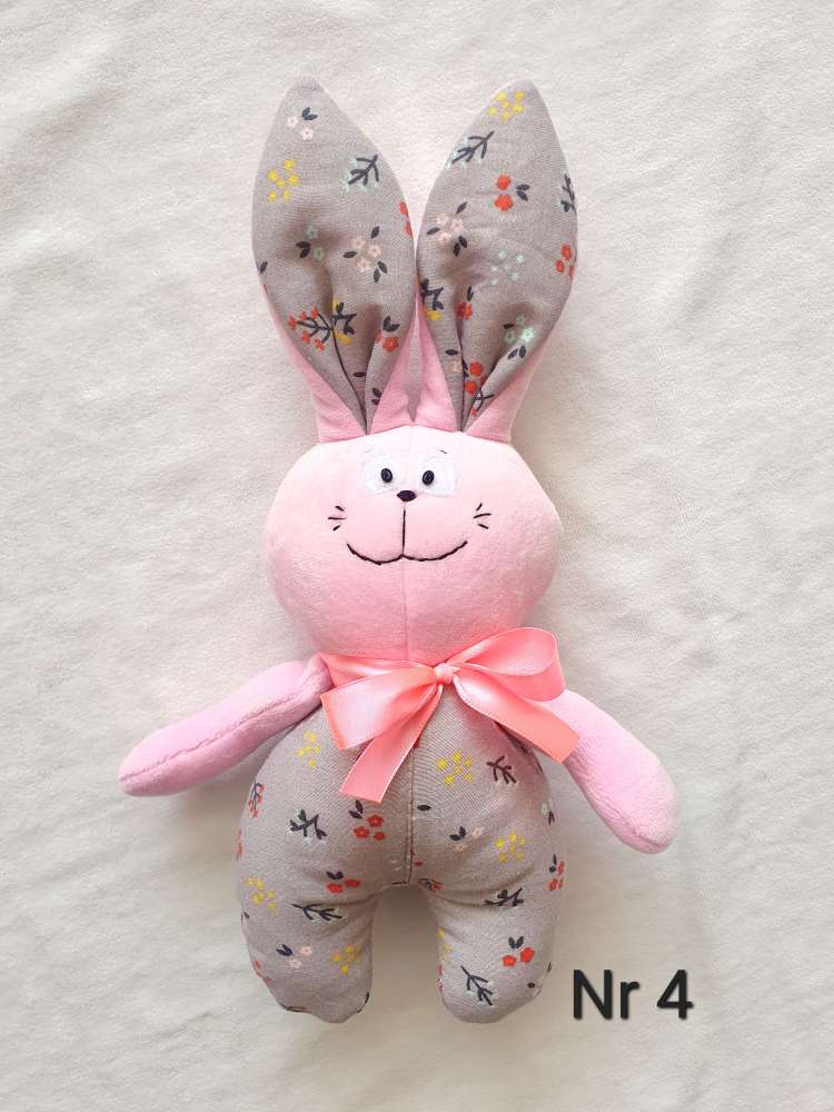 Rankų darbo zuikutis, ūgis 30  cm