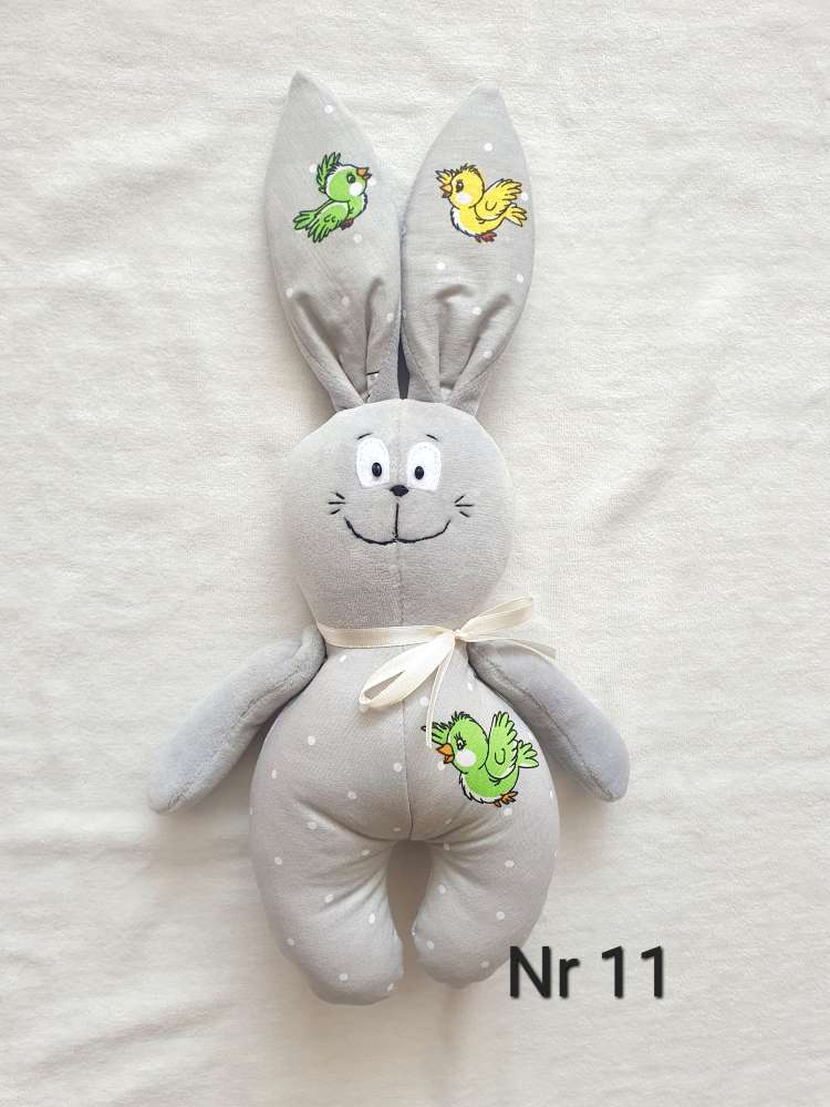Rankų darbo  zuikutis, ūgis 30 cm