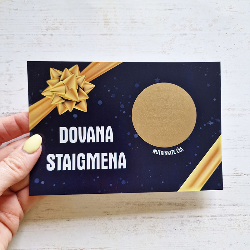 Nutrinamas bilietas - dovanų kuponas