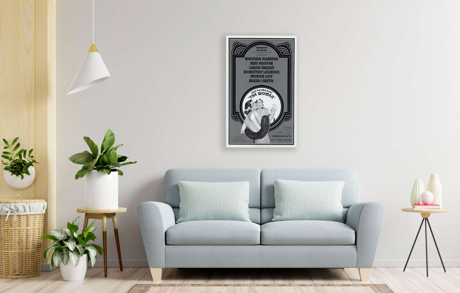 Retro miuziklo plakatas „Moterys“