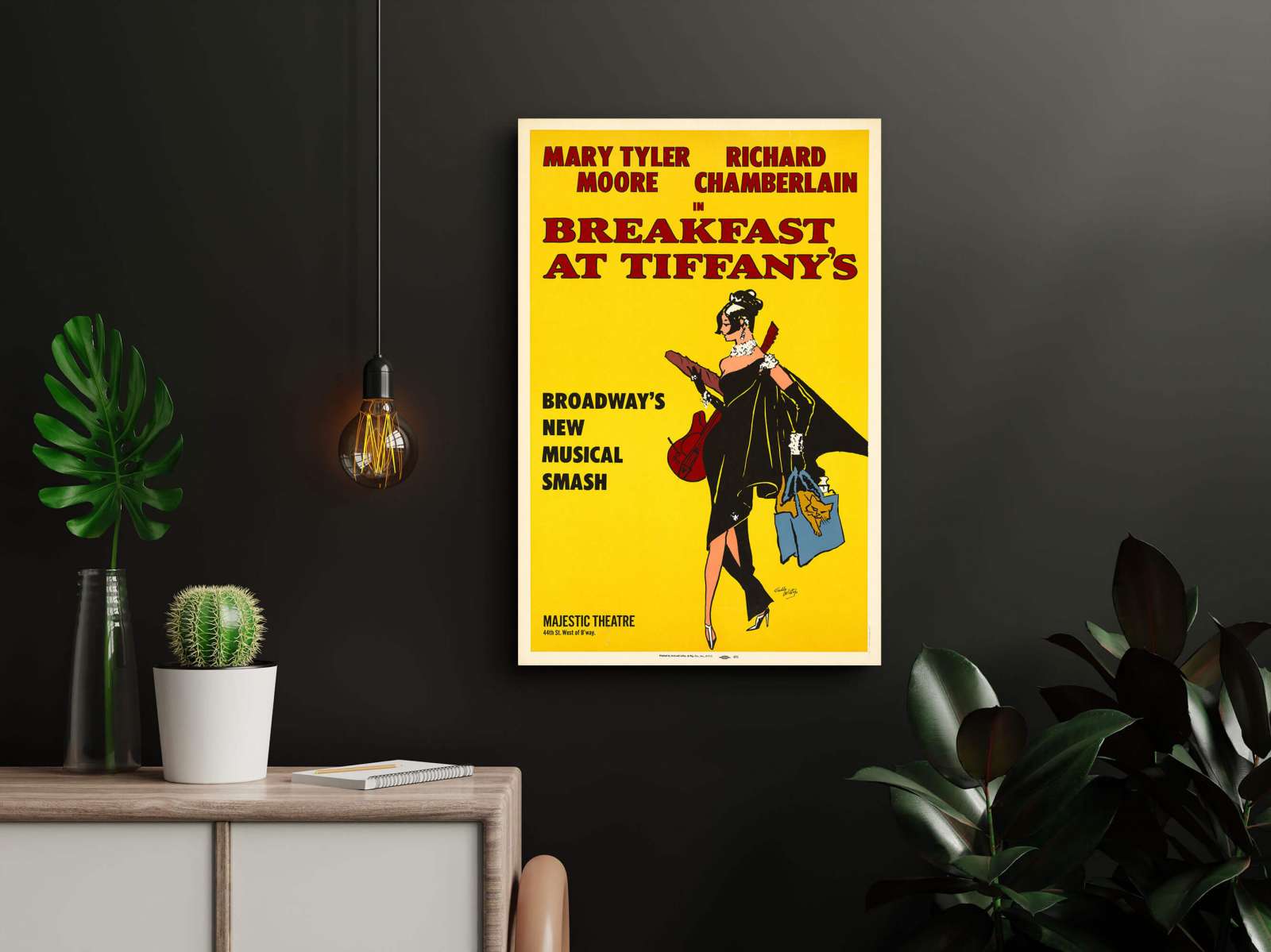 Retro holivudo filmo plakatas „Breakfast at Tiffany's“