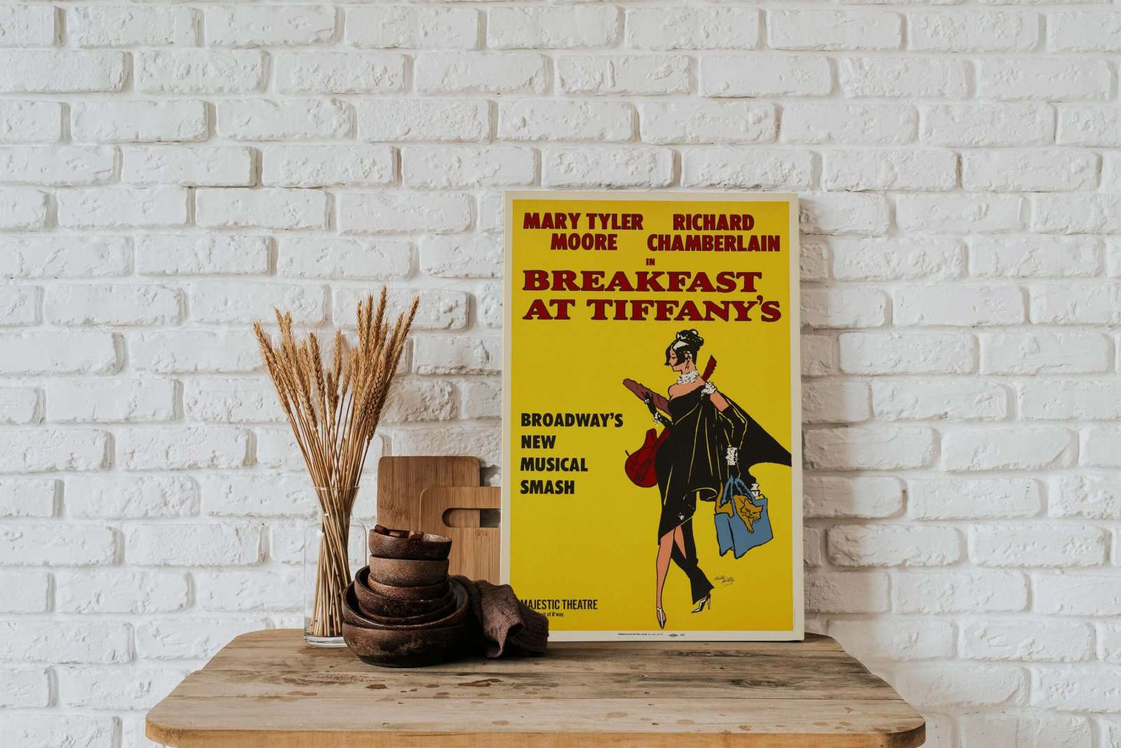 Retro holivudo filmo plakatas „Breakfast at Tiffany's“