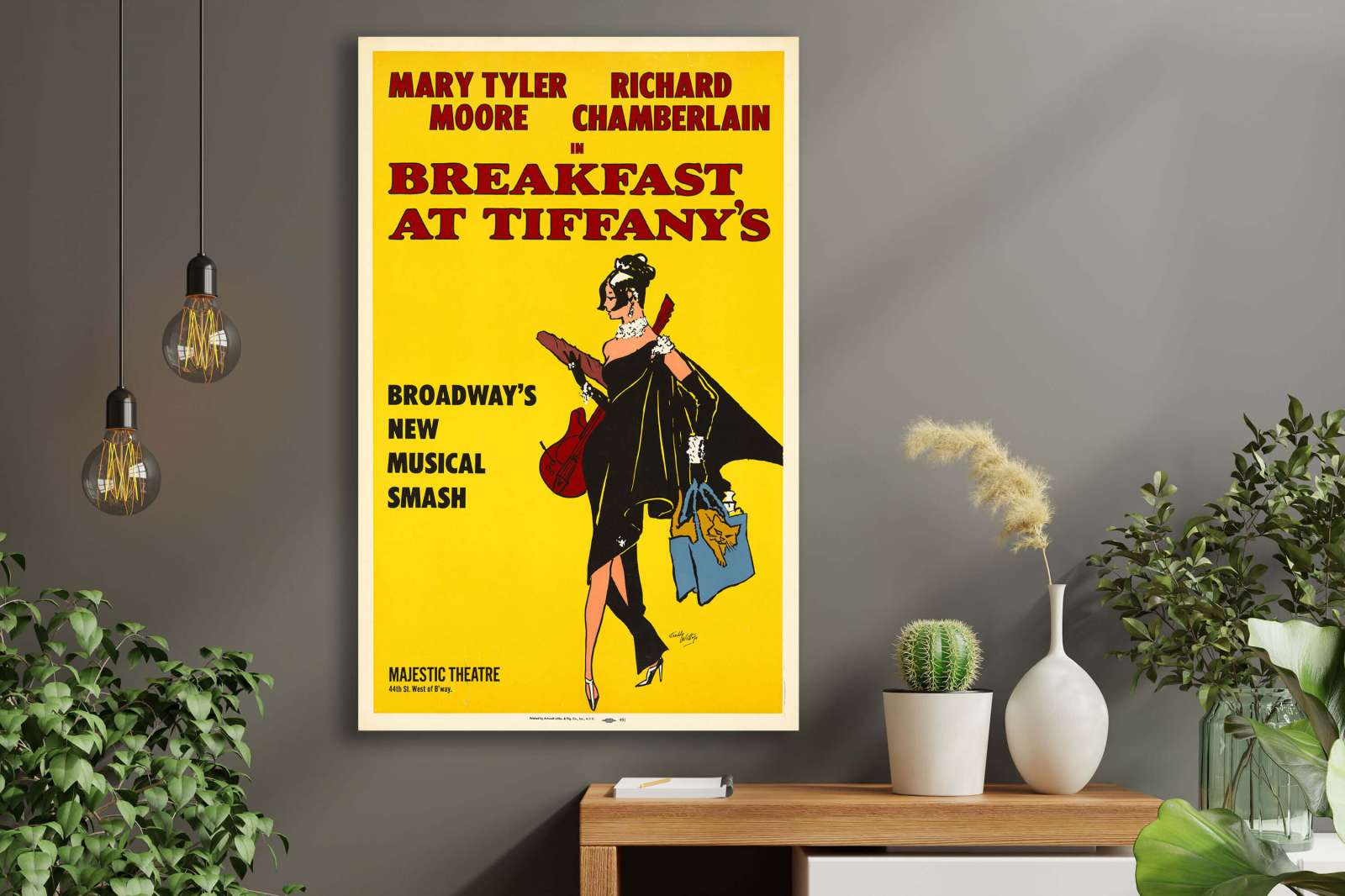Retro holivudo filmo plakatas „Breakfast at Tiffany's“