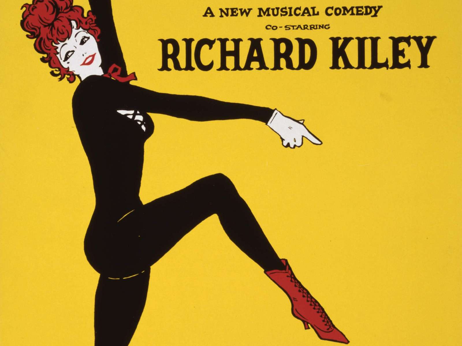 Retro holivudo filmo plakatas „Redhead“
