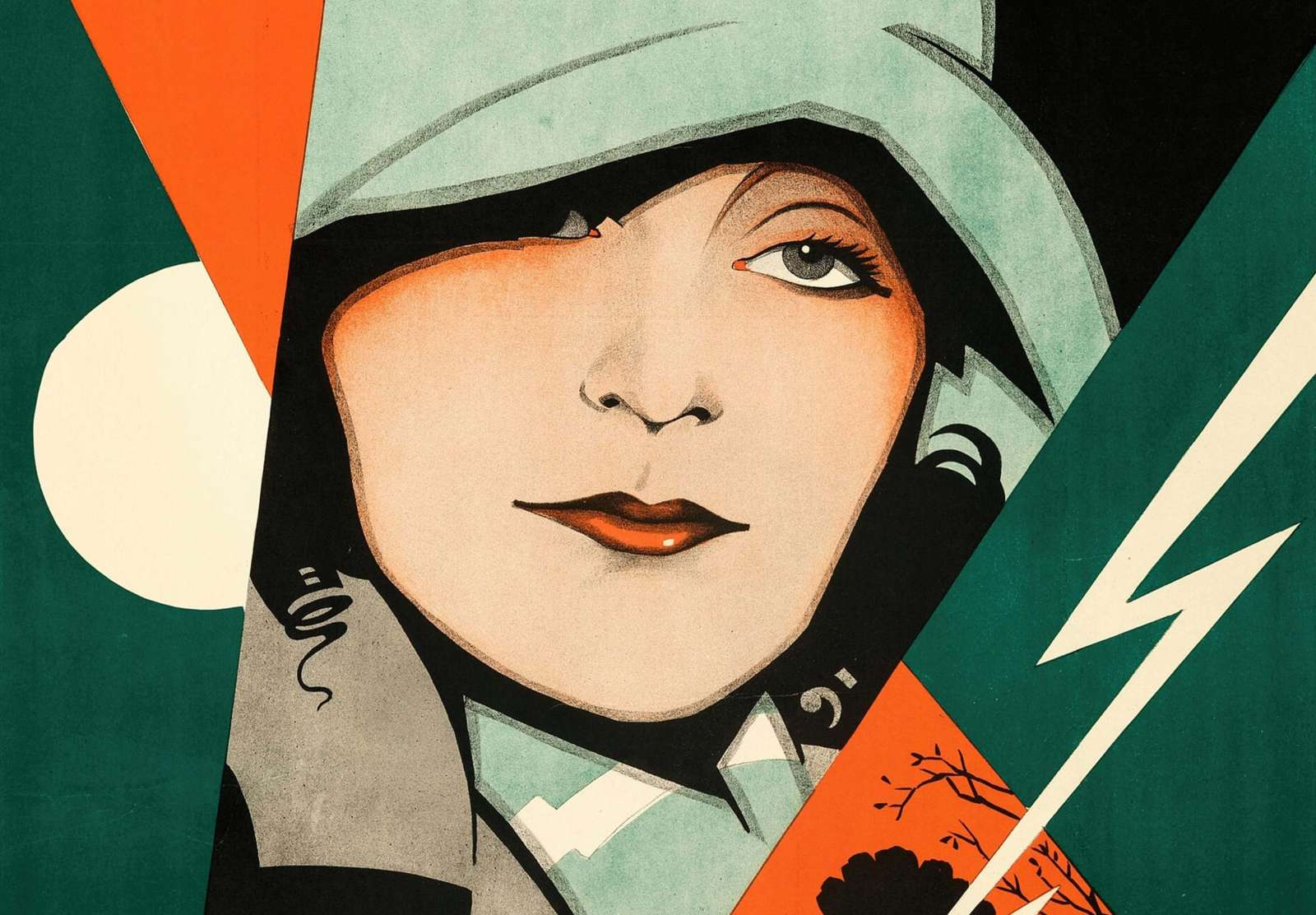 Retro holivudo filmo plakatas „Greta Garbo in A Woman of Affairs“