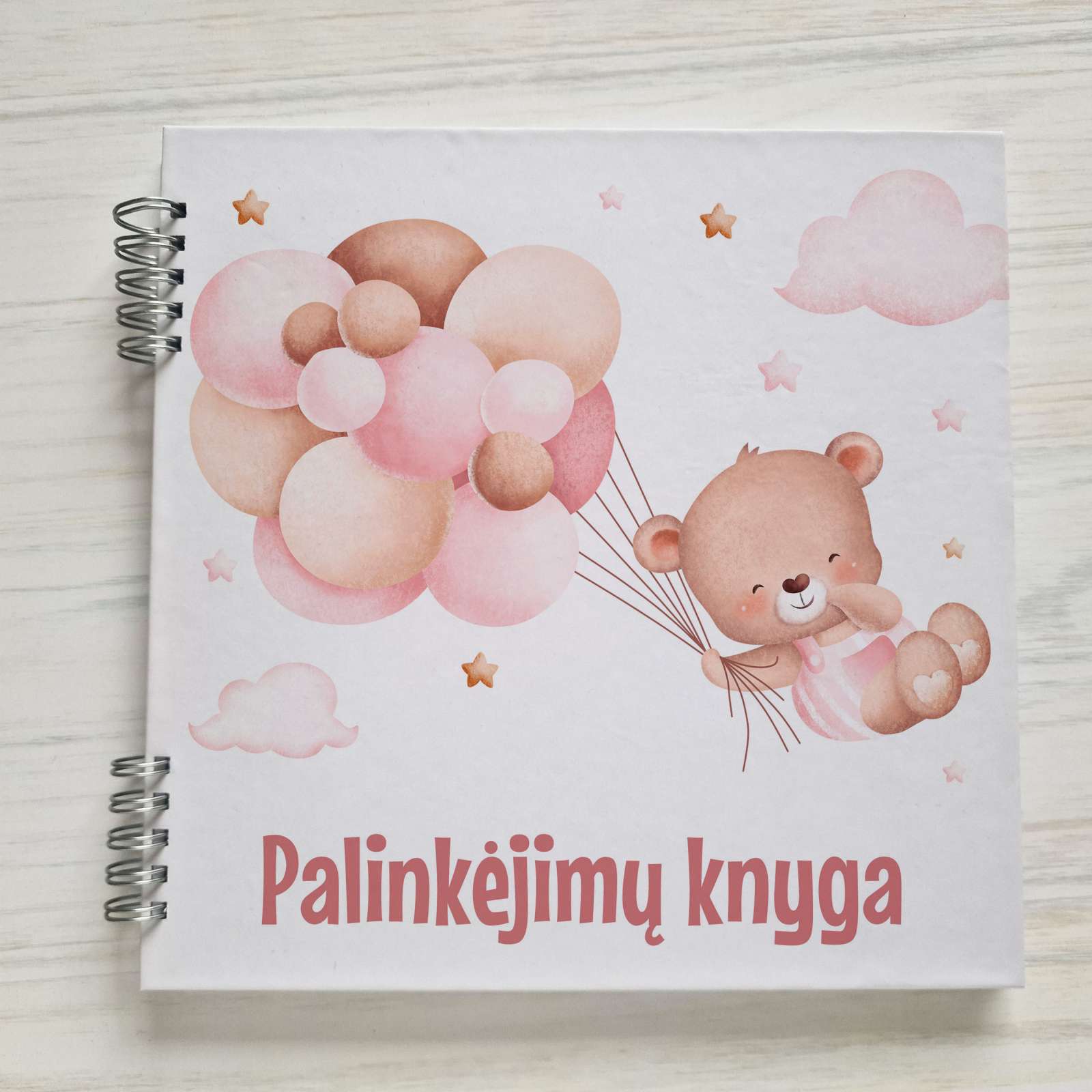 Palinkėjimų knyga baltais lapais