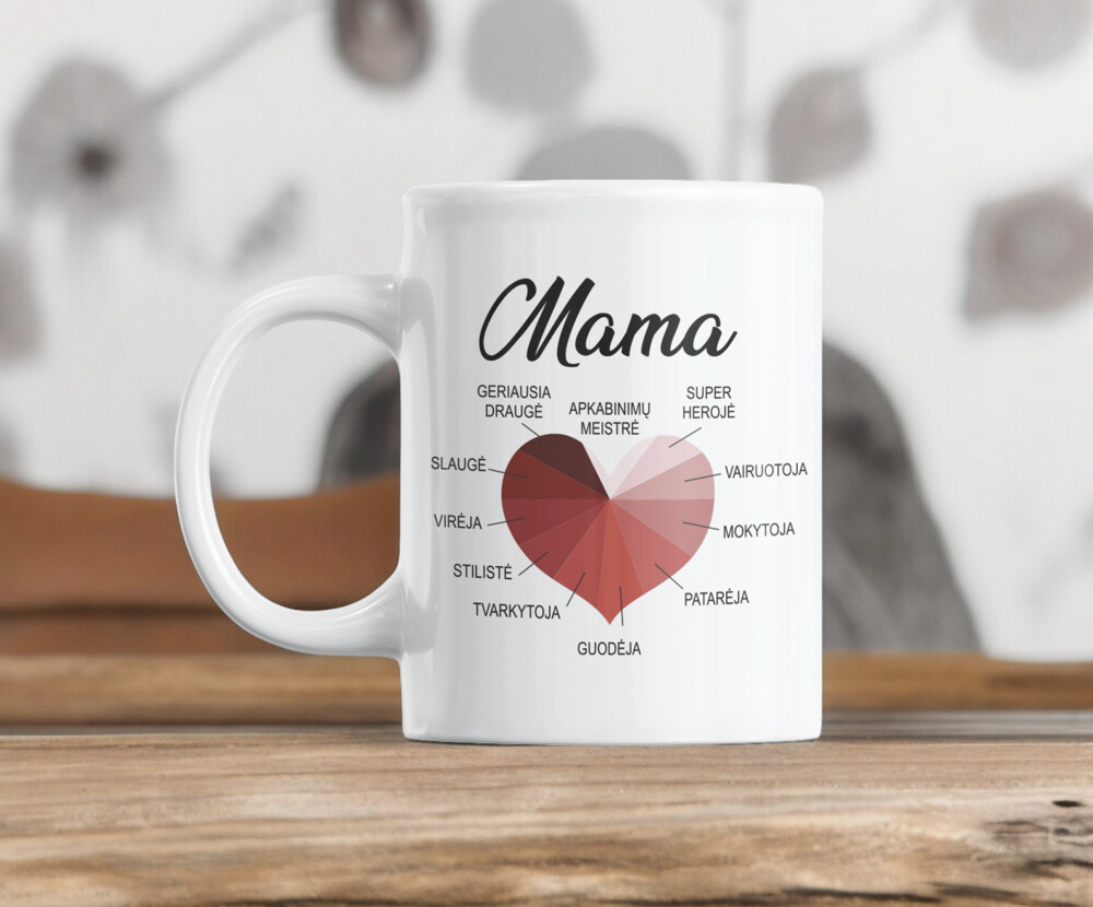 Standartinis puodelis „Mama“