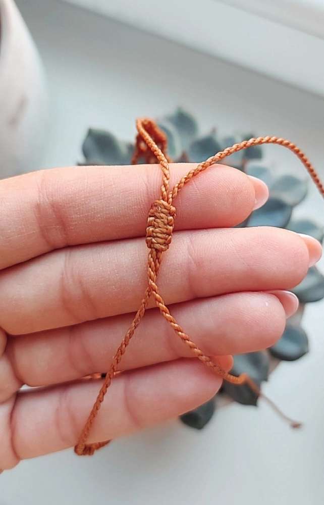 Macrame kaklo papuošalas su Labradoritu