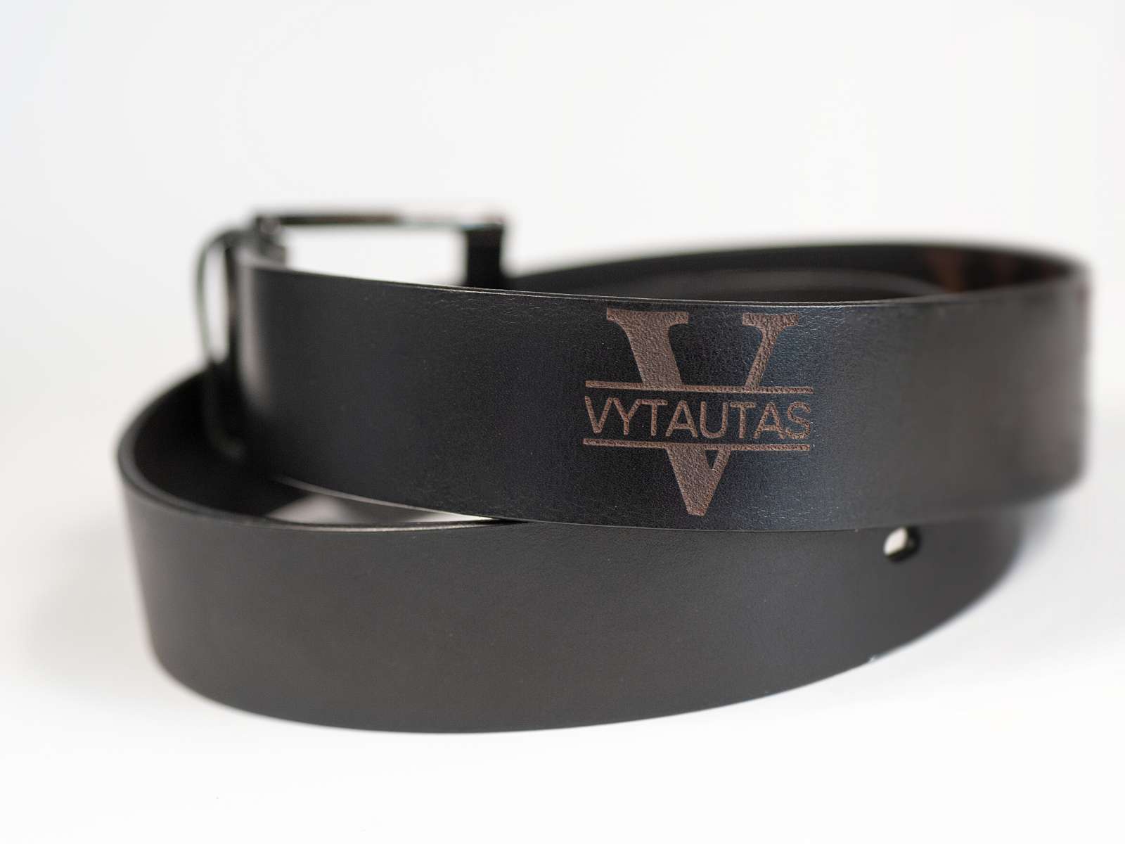 Natūralios odos vyriškas diržas