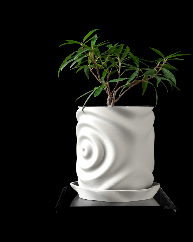 Vazonas WATERDROP 3D PLA