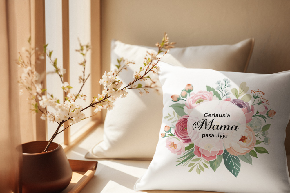 Pagalvė „Geriausia mama pasaulyje“