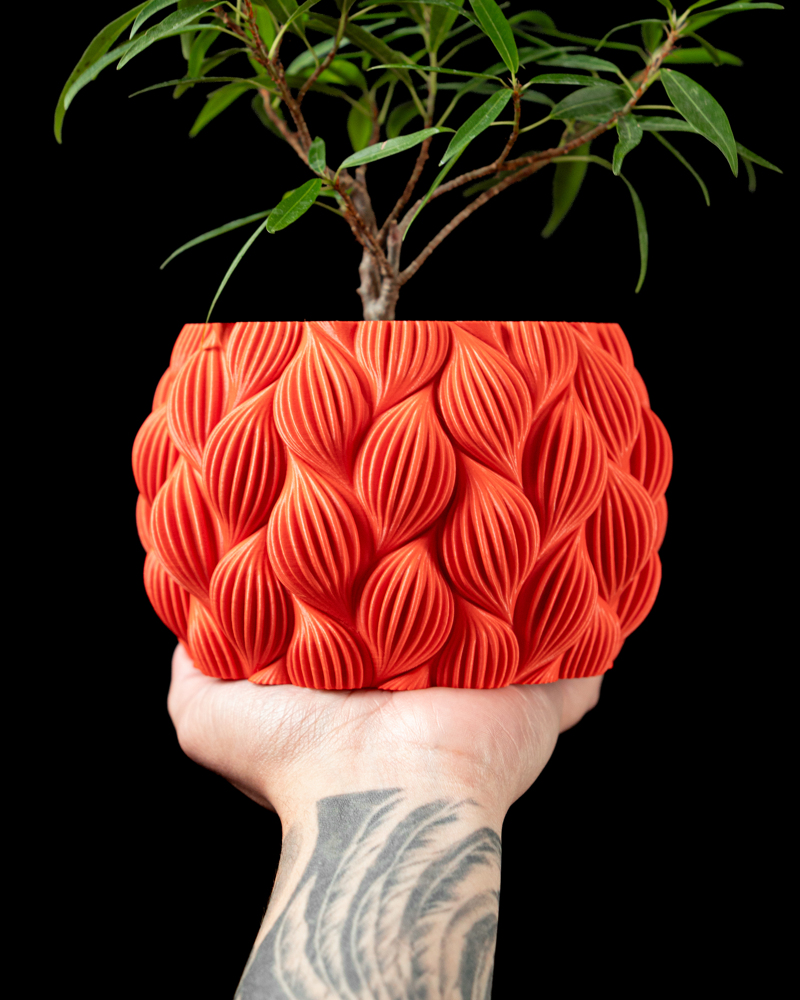 Vazonas RIPPLE 3D PLA