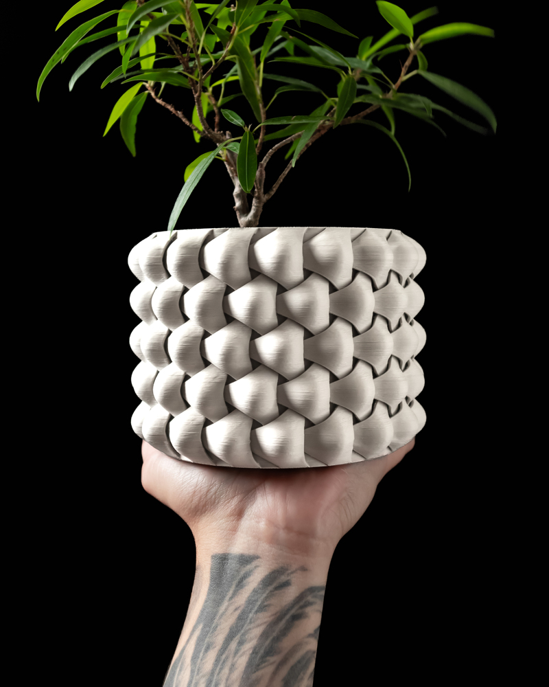 Vazonas TRI-WEAVE 3D PLA