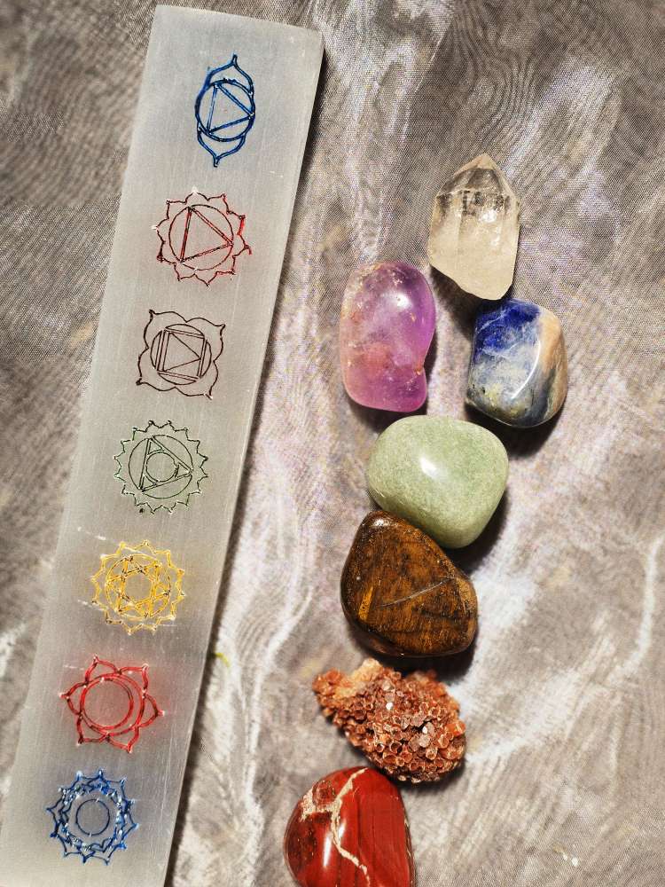 7 ČAKRŲ KRISTALŲ RINKINYS 🧘🪐
