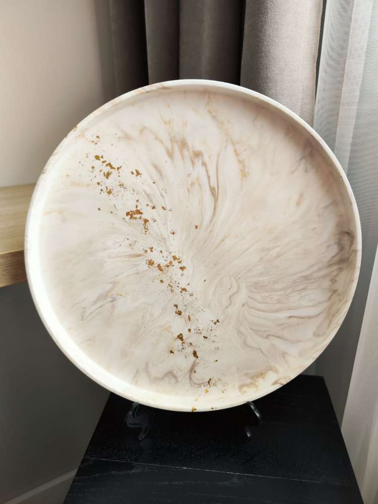 Apvalus dekoratyvinis padėklas 30 cm