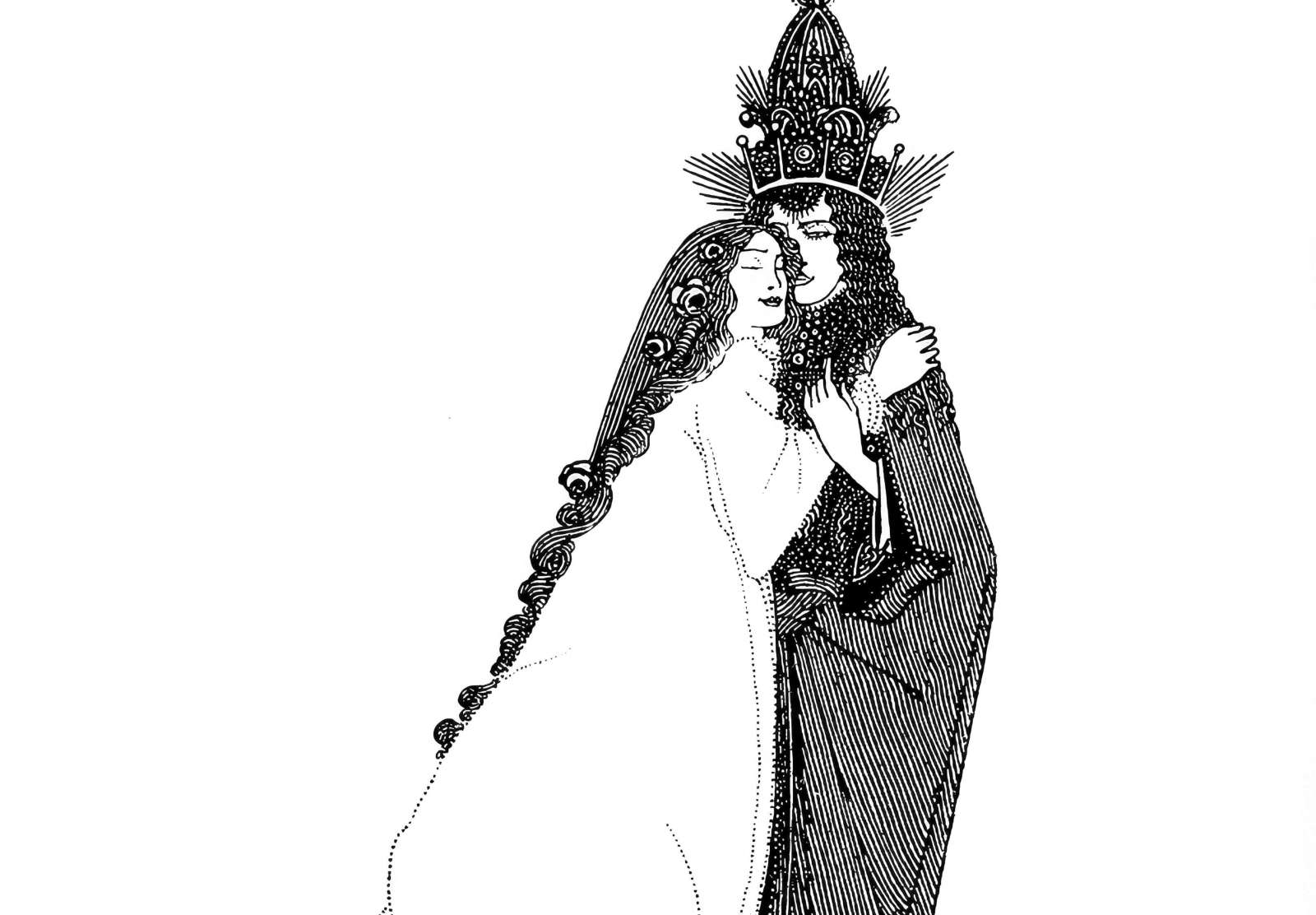 Plakatas „Šventoji Limos rožė“, Aubrey Vincent Beardsley (1904)