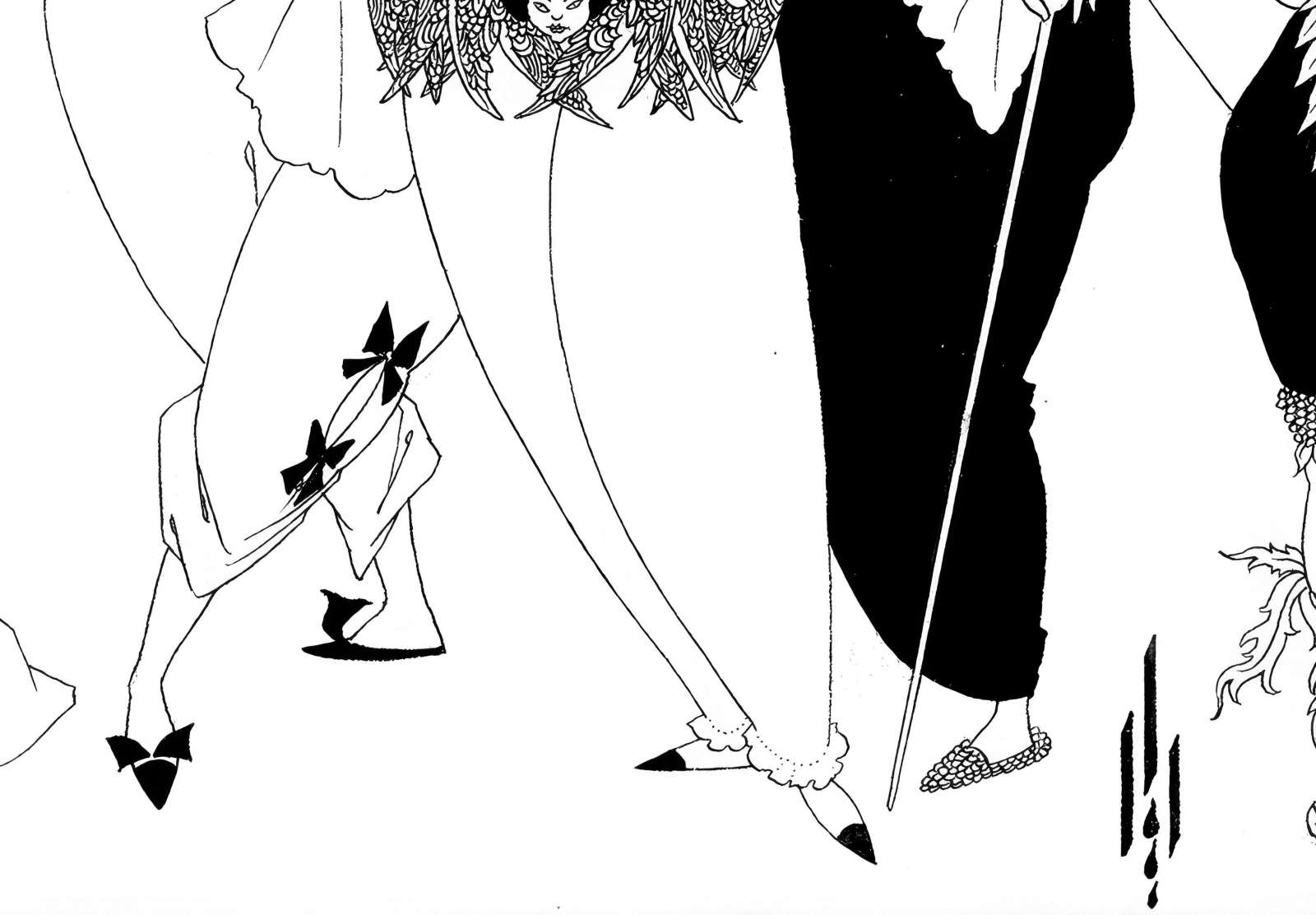 Plakatas „Raudonosios mirties kaukė“, Aubrey Vincent Beardsley (1894)