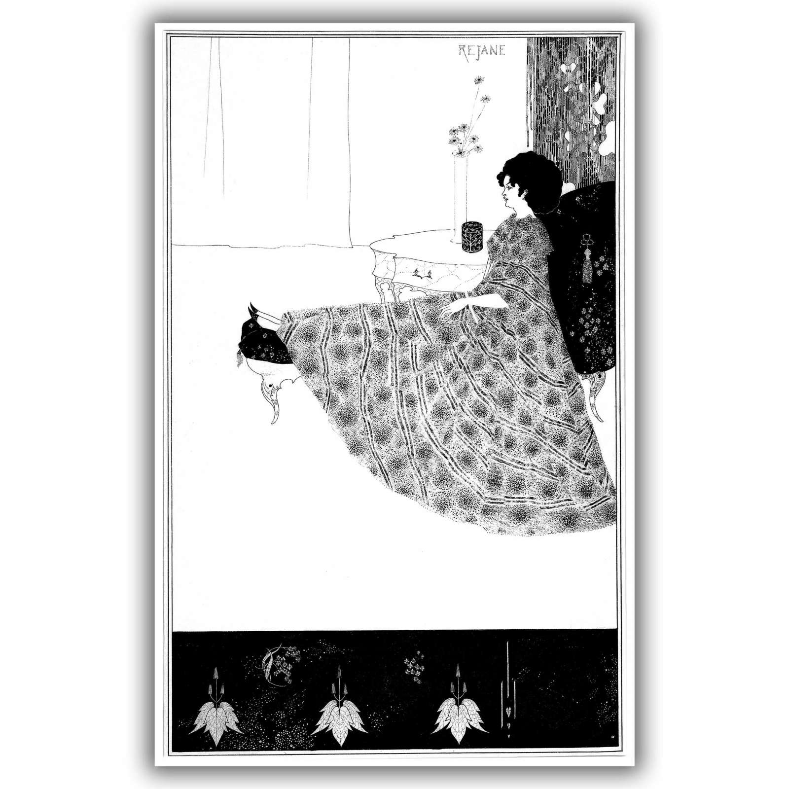 Plakatas „Madam Rejane“, Aubrey Vincent Beardsley (1894)