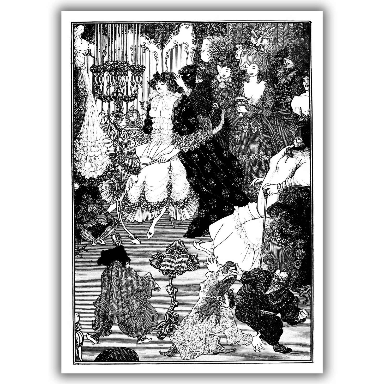 Plakatas „Veneros ir Tanhauzerio istorija“, Aubrey Vincent Beardsley (1904)